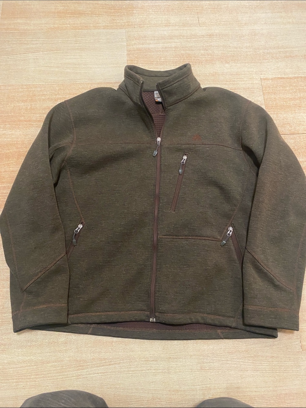 Vintage Nike ACG tech fleece men’s xl brown full zip